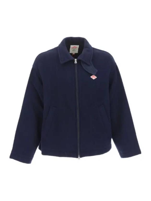 DTA0211 000 NAVY wool zipper jacket zipup - DANTON - BALAAN 1