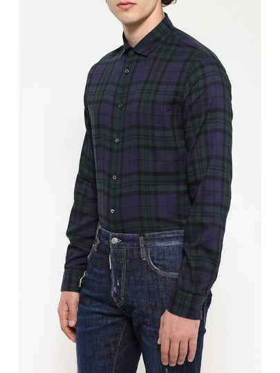 tartan check shirt - DSQUARED2 - BALAAN 2