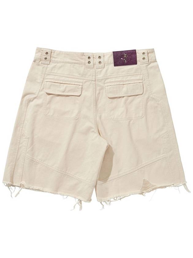 WIDE SHORTS PANTS WHITE - LIBERE - BALAAN 2