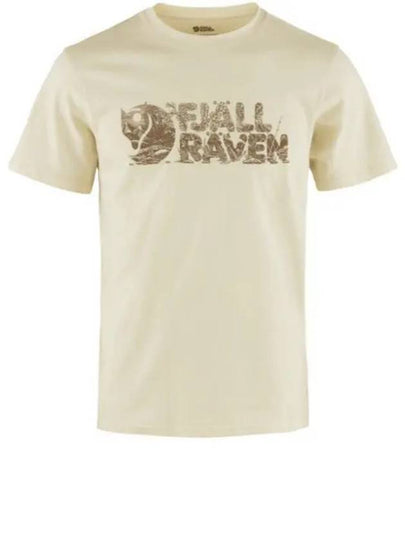 Men's Lush Logo Short Sleeves T-Shirt Chalk White - FJALL RAVEN - BALAAN 2