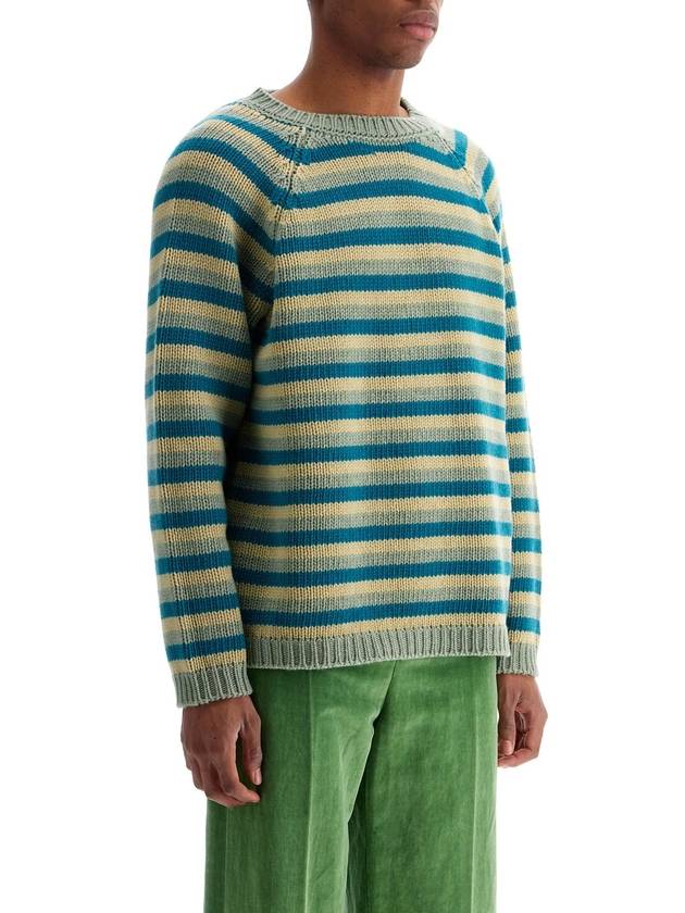 striped wool pullover sweater - BODE - BALAAN 2