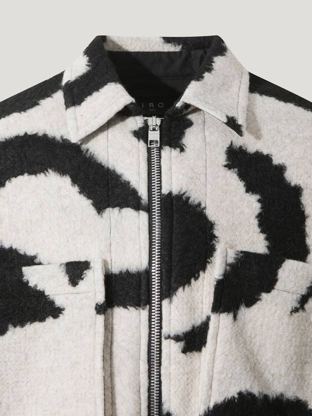 Zebra pattern wool overshirt - IRO - BALAAN 5