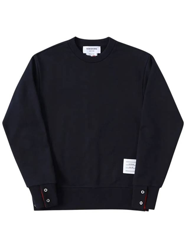 Center Back RWB Stripe Classic Loopback Crewneck Sweatshirt Navy - THOM BROWNE - BALAAN 5