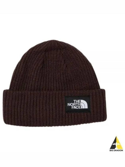 Salty Lined Ribbed Acrylic Beanie Brown - THE NORTH FACE - BALAAN 2