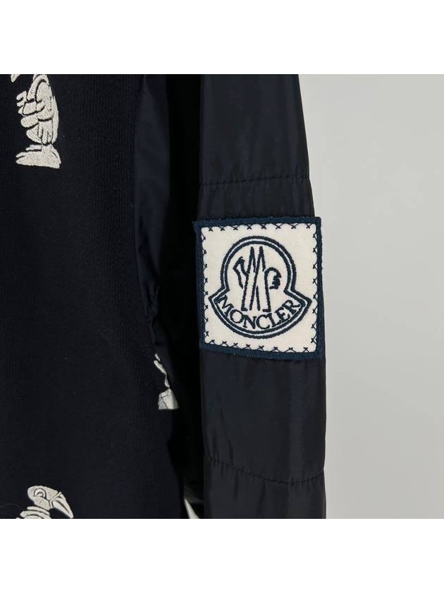 Gamma Blue Bomber Jacket Navy - MONCLER - BALAAN 4