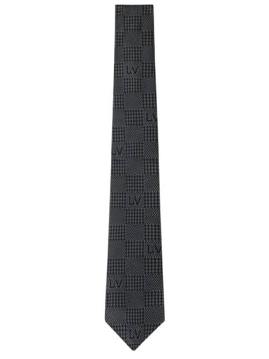 Pied De Poule Tie Grey - LOUIS VUITTON - BALAAN 1