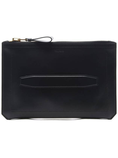 Men's Calf Clutch Bag Black - TOM FORD - BALAAN 2