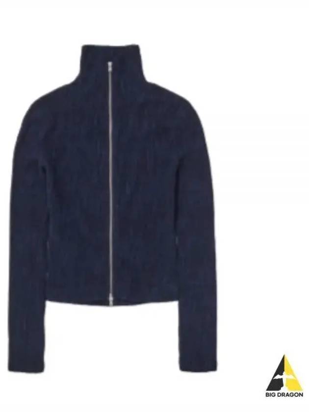 Slim Linen Zip-Up Jacket Navy - OUR LEGACY - BALAAN 2