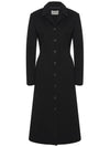 dress coat black - CLAIR DE SAGE - BALAAN 1