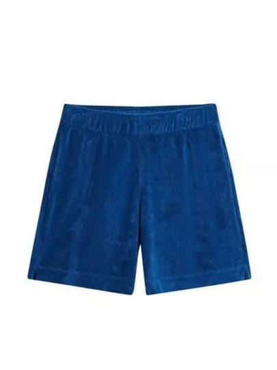 Men's Allan Terry Shorts Estate Blue - J.LINDEBERG - BALAAN 2