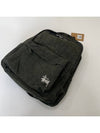 Logo Canvas Backpack Washed Black - STUSSY - BALAAN 5