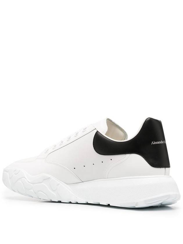 Court Trainer Low Sneakers White Black - ALEXANDER MCQUEEN - BALAAN 4