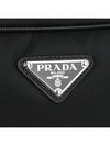 Triangle Logo Re-Nylon Saffiano Cross Bag Black - PRADA - BALAAN 8