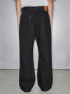 Low Rise Wide Jeans Black - MUILL - BALAAN 2