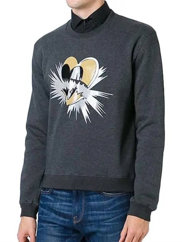 Ulsan Heartspark illustration brushed sweatshirt 1940MM70 - MSGM - BALAAN 1