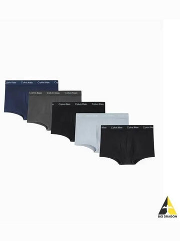 UNDERWEAR Men s Cotton Stretch Low Rise Trunks 5PK NB2734OJWE - CALVIN KLEIN - BALAAN 1