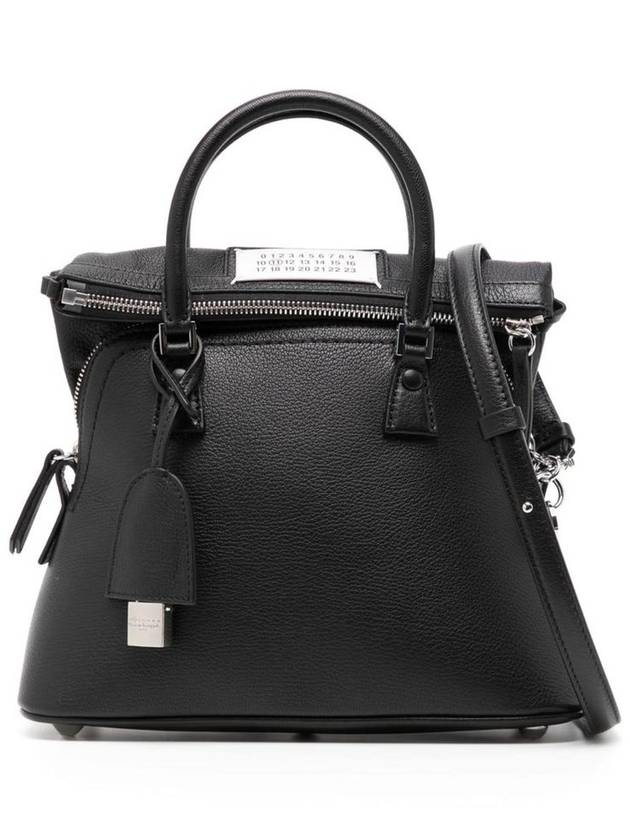 5AC Classic Mini Tote Bag Black - MAISON MARGIELA - BALAAN 2