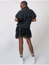 AW31TH02 Pleated back frill G shirtBlack - ATHPLATFORM - BALAAN 7