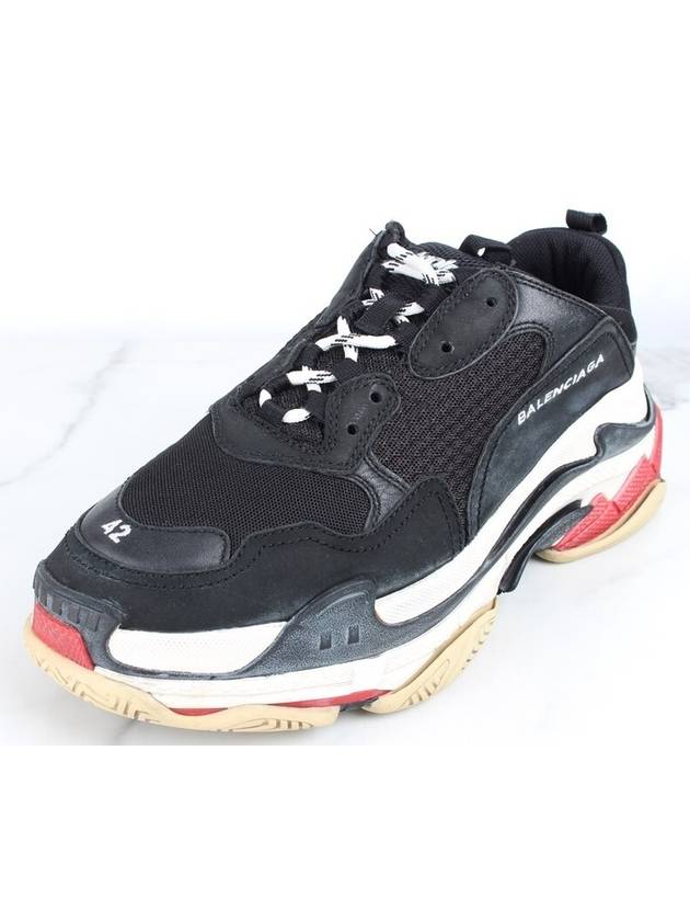 Triple S black red sneakers 42 270 - BALENCIAGA - BALAAN 7