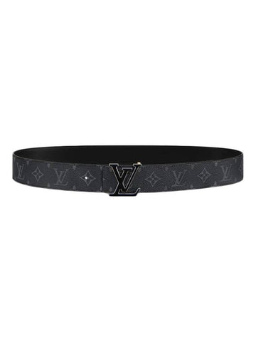 Men's LV 3 Steps Reversible Calfskin Belt Black - LOUIS VUITTON - BALAAN 1