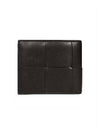 Intrecciato Half Wallet Black - BOTTEGA VENETA - BALAAN 3