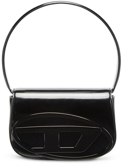 1DR Mirrored Leather Shoulder Bag Black - DIESEL - BALAAN 2