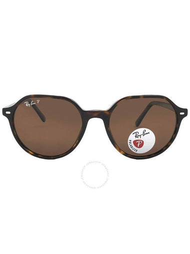 Ray Ban Thalia Brown Geometric Unisex Sunglasses RB2195 902/57 51 - RAY-BAN - BALAAN 1