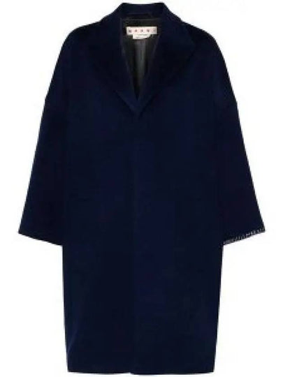 Stitched Logo Single Coat Blue - MARNI - BALAAN 2