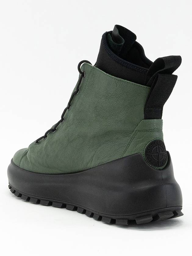 Men's Casual Shoes Boots Green 7515S0259 V0777 - STONE ISLAND - BALAAN 4
