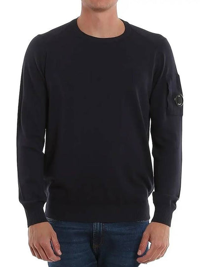 Cotton Crepe Knit Top Navy - CP COMPANY - BALAAN 2