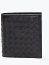 Intrecciato Small Folder Half Wallet Brown - BOTTEGA VENETA - BALAAN 2