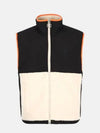 De Coeur Sherpa Hairy Fleece Nylon Canvas Vest Black White - AMI - BALAAN 2