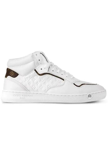 LV Stadium Mid Top Sneakers White - LOUIS VUITTON - BALAAN 1