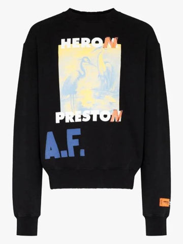 Heron Preston graphic crew neck sweatshirt HMBA016S22JER0031015 - HERON PRESTON - BALAAN 1