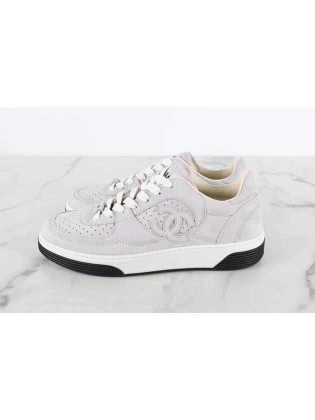 CC logo air force sneakers light purple 36 5 235 - CHANEL - BALAAN 5