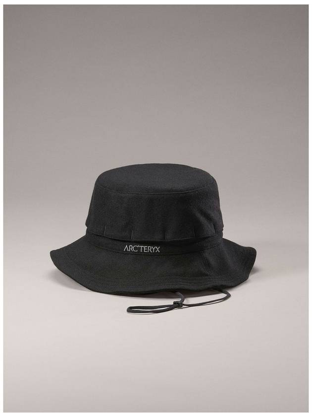 Logo Wool Cranbrook Bucket Hat Black - ARC'TERYX - BALAAN 2