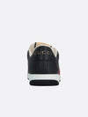 Men's Screener Low Top Sneakers Black - GUCCI - BALAAN 4