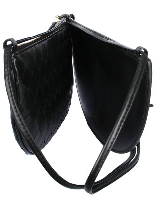 Intrecciato Shoulder Bag Black - BOTTEGA VENETA - BALAAN 7