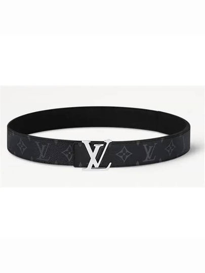 LV Initiales 35MM Reversible Monogram Leather Belt Black - LOUIS VUITTON - BALAAN 2