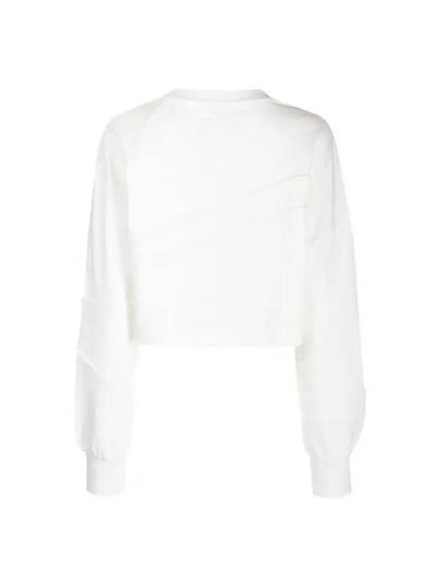 Feng Chen Wang logo embroidered cropped sweatshirt FWF16HD01 WHITE - FENG CHEN WANG - BALAAN 2