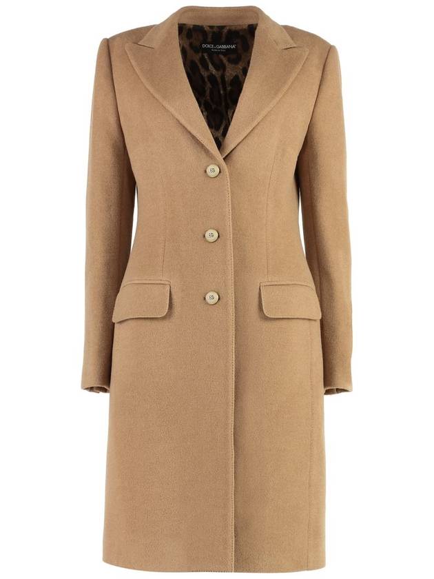 Shape Midi Single Coat Camel - DOLCE&GABBANA - BALAAN 2