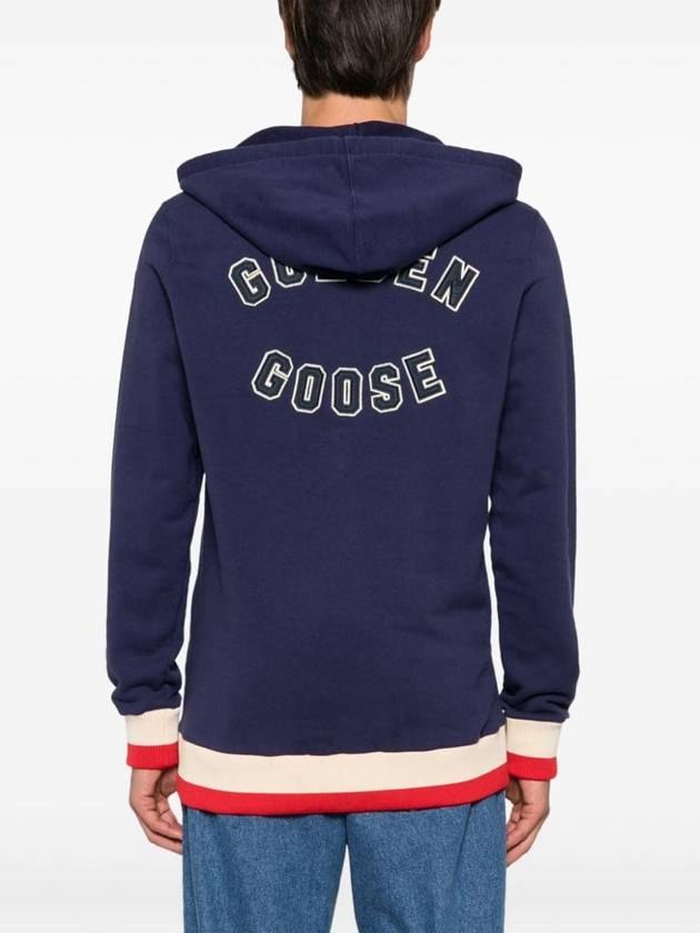 Logo Hoodie Blue - GOLDEN GOOSE - BALAAN 6