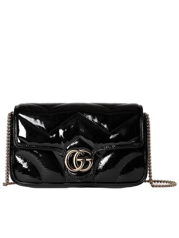 GG Marmont Shoulder Bag Black - GUCCI - BALAAN 1