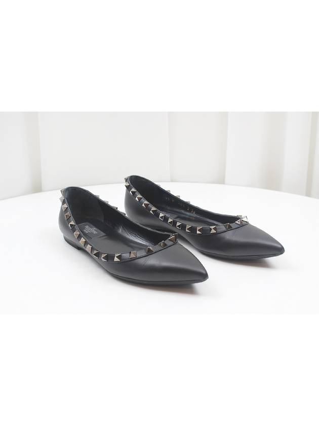 Rockstud Ballerina Flat Shoes Size 36 PW2S0403VOG - VALENTINO - BALAAN 4