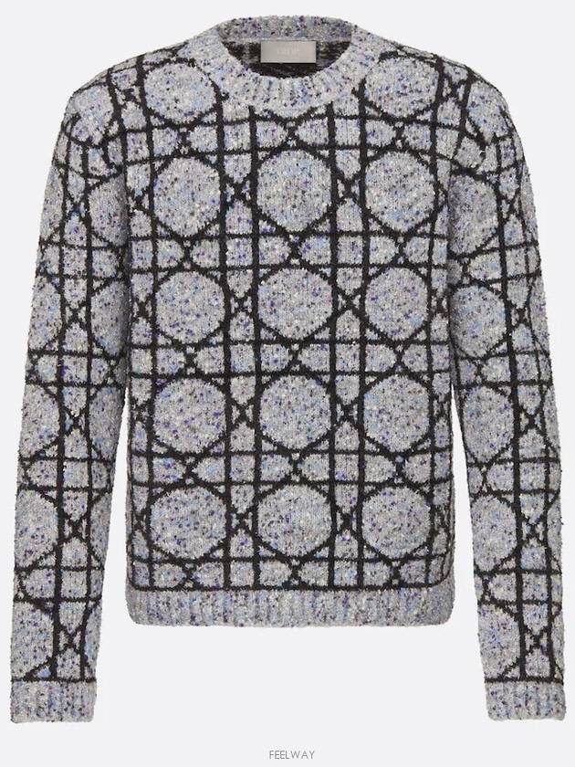 Cotton Cashmere Knit Top Grey - DIOR - BALAAN 2