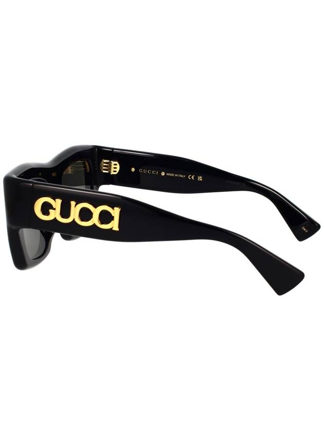 24SS Sunglasses GG1772S 001 BLACK BLACK GRAY - GUCCI - BALAAN 4