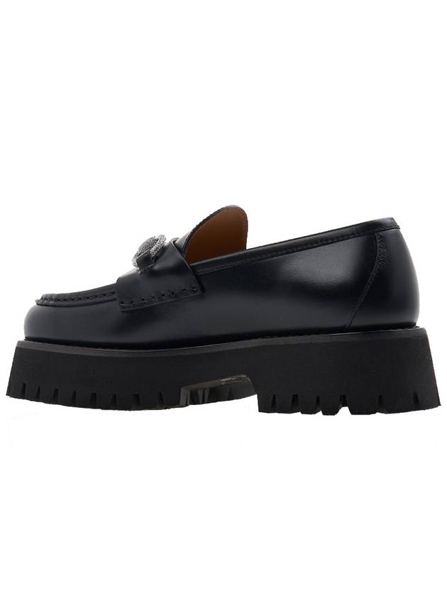 Horsebit Leather Loafer Black - GUCCI - BALAAN 4