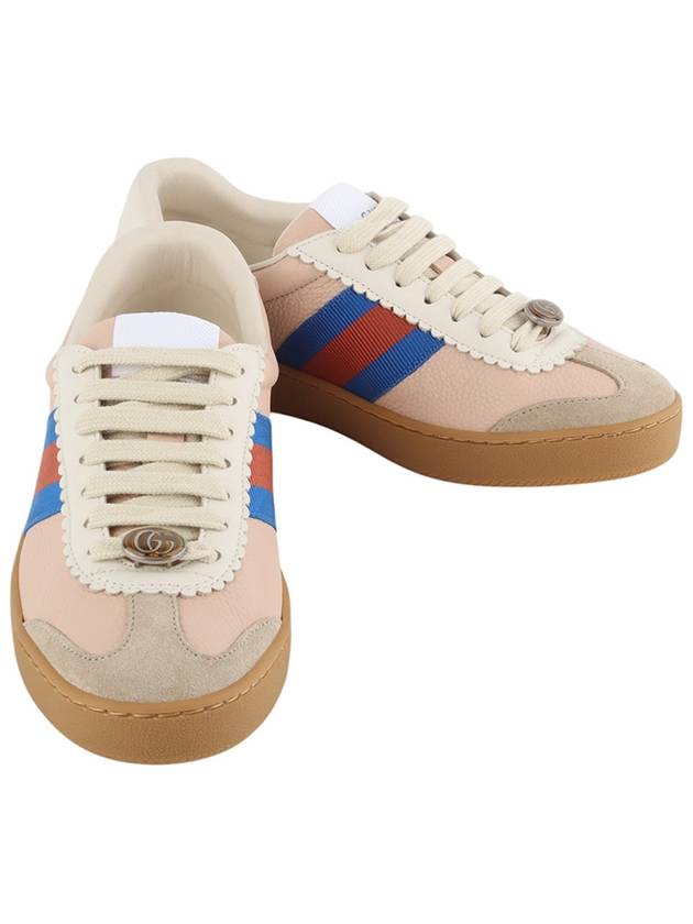 624484 Web leather striped sneakers 35 1 2 size 34012Y - GUCCI - BALAAN 1