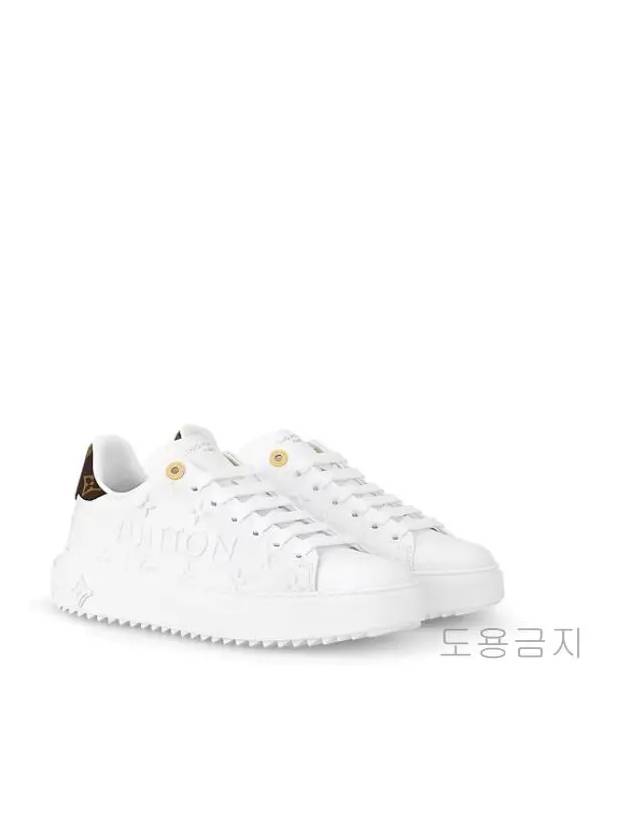 Time Out Monogram Tab Low Top Sneakers White - LOUIS VUITTON - BALAAN 2