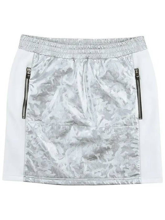 Golf Wear Camo Color Scheme Golf Culottes WB21FAWQ01WH White - WHITEBALL - BALAAN 2